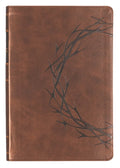 Brown Crown of Thorns KJV Giant Print Bible