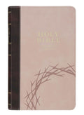 Espresso & Pink Crown of Thorns Giant Print KJV Bible