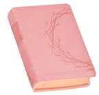 Crown of Thorns Pink Large Print Compact KJV Bible