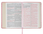 Crown of Thorns Pink Large Print Compact KJV Bible