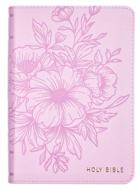 Lavender Bouquet Large Print Compact Bible