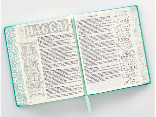 Teal Hardcover Creative Bible