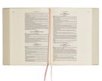 Blush Bouquet Hardcover Notetaking Large Print Bible