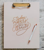 Today Matters Padfolio