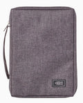Gray Canvas Bible Cover