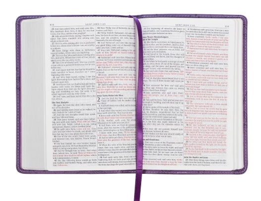 Compact Purple Bible