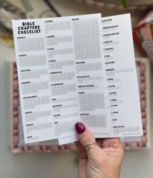 Books of the Bible Checklist