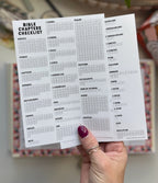 Books of the Bible Checklist