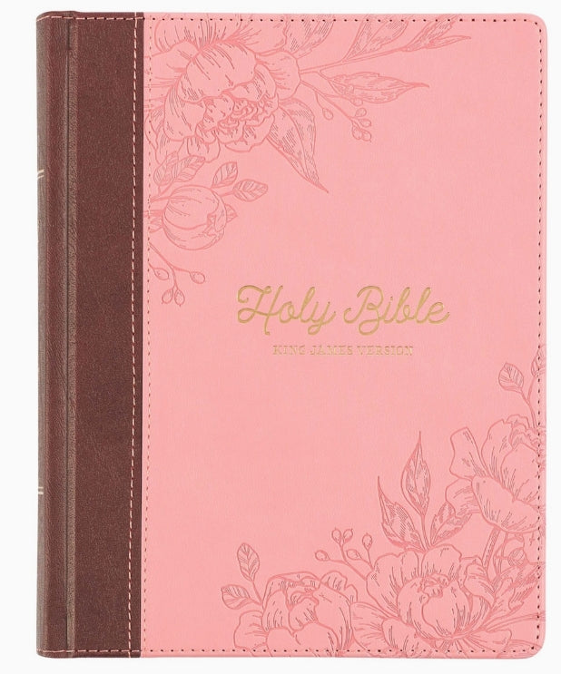 Brown/Pink Note Taking Bible
