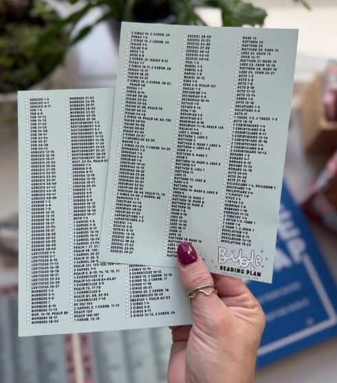 Books of the Bible Checklist