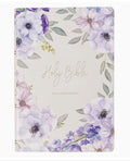 Lavender Floral Giant Print Bible