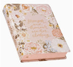 Peach Strength & Honor Note Taking Bible