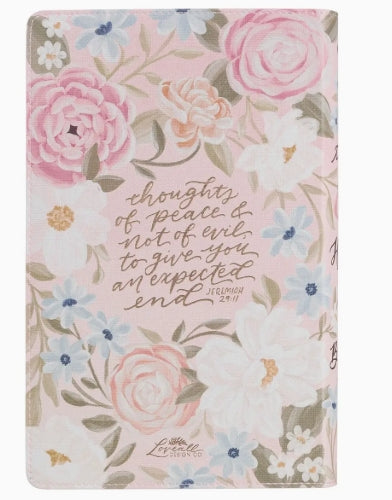 Pink Floral Giant Print Bible