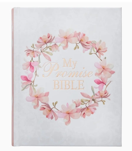 Pink Floral My Promise Bible