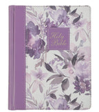 Purple Floral Note Taking Bible