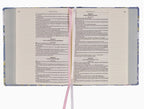 Blue Floral Note Taking Bible