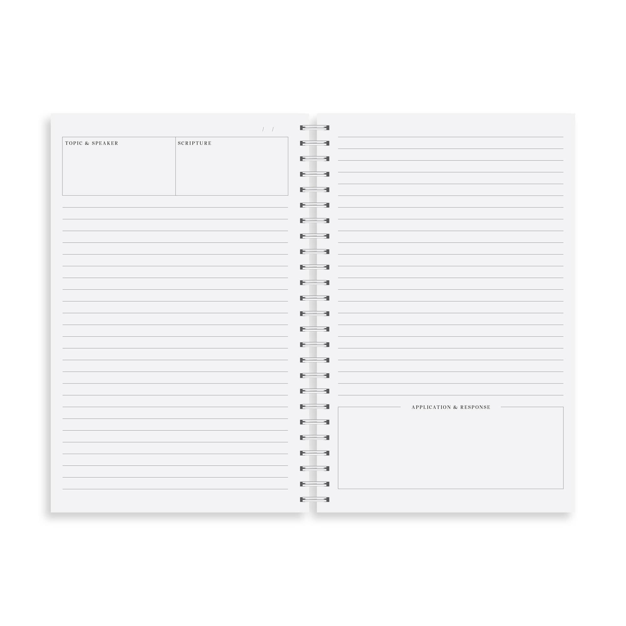 Lemon Blossom Sermon Notebook