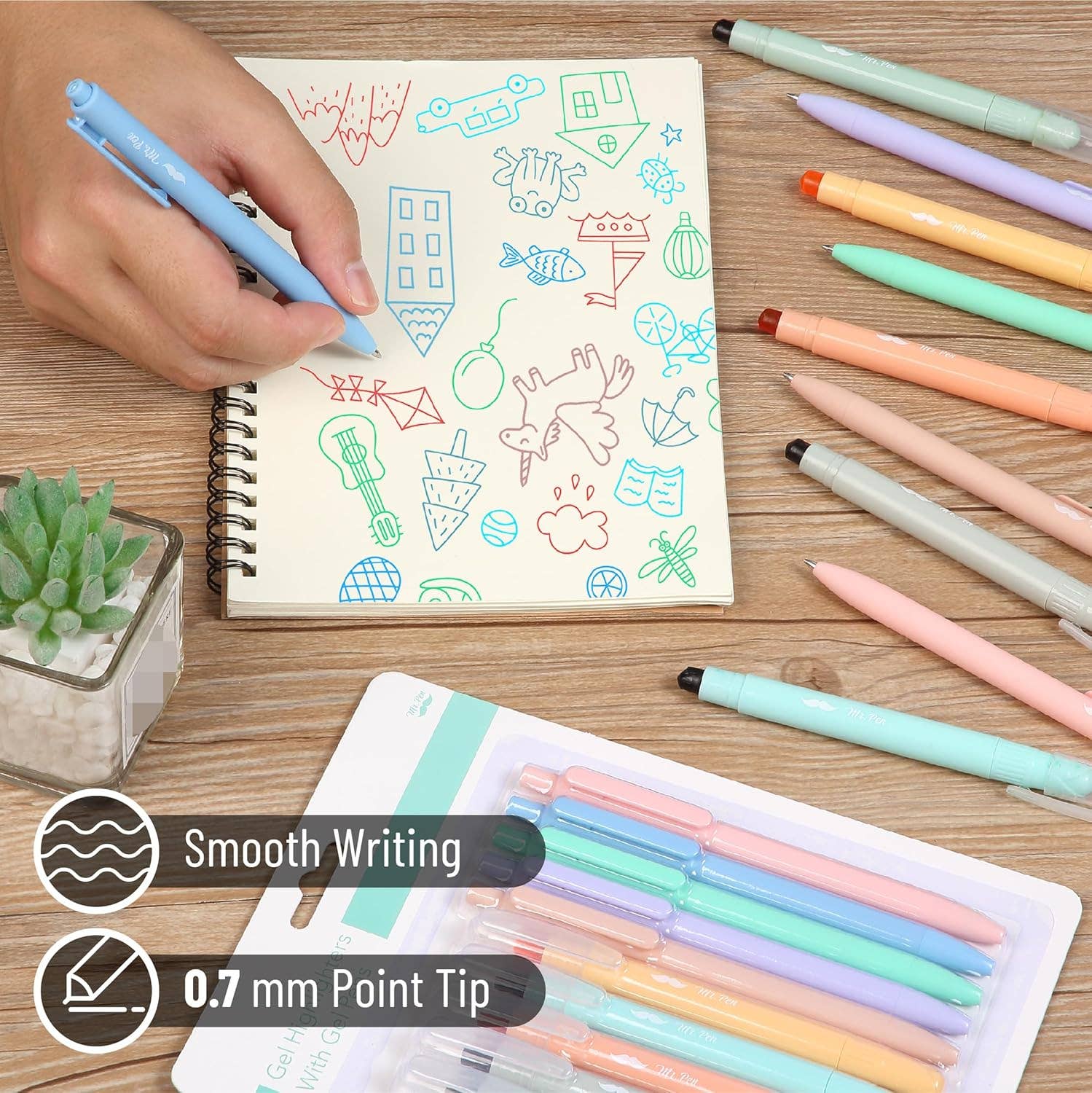 Bible Highlighters & Gel Pens 10 Pack