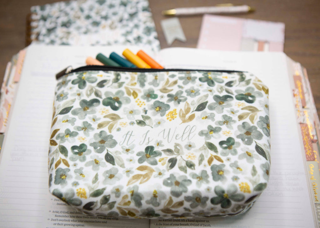 It Is Well Pencil Pouch