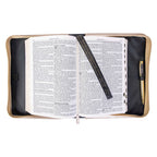 Black & White Floral Bible Cover