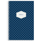 Dwell Bible Study Journal, Navy Dot
