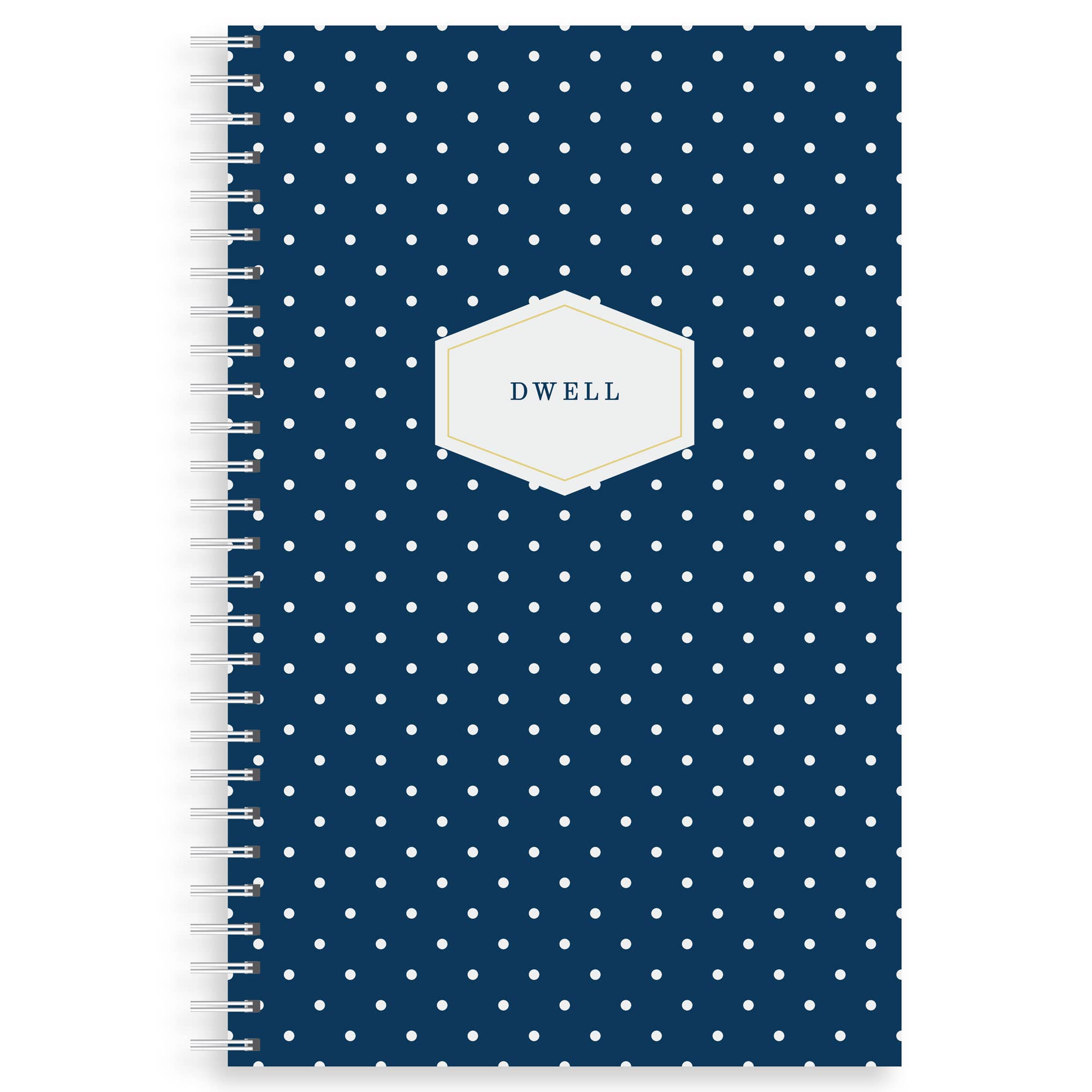 Dwell Bible Study Journal, Navy Dot