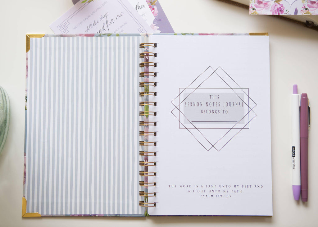 Roses Sermon Notes Journal