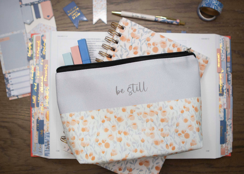 Be Still Bible Pencil Bag