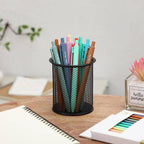 Retractable Gel Pens, 12 Pack, Assorted Colors, Fast Dry,