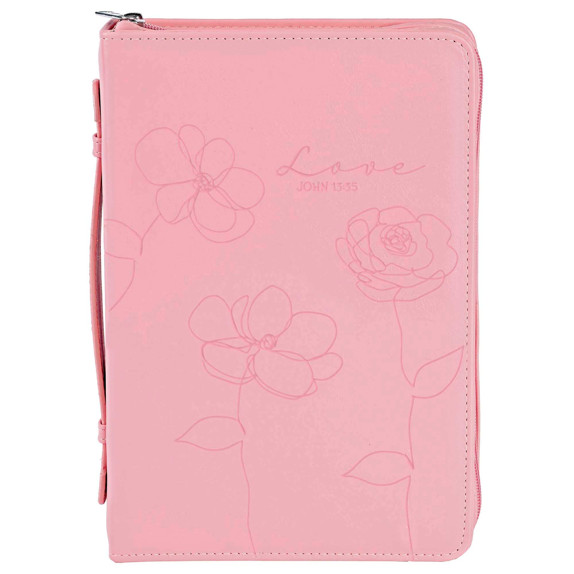 Love/Pink Bible Cover- XLarge