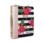 Black & White Floral Bible Cover