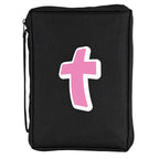 Pink Cross Bible Cover- Medium