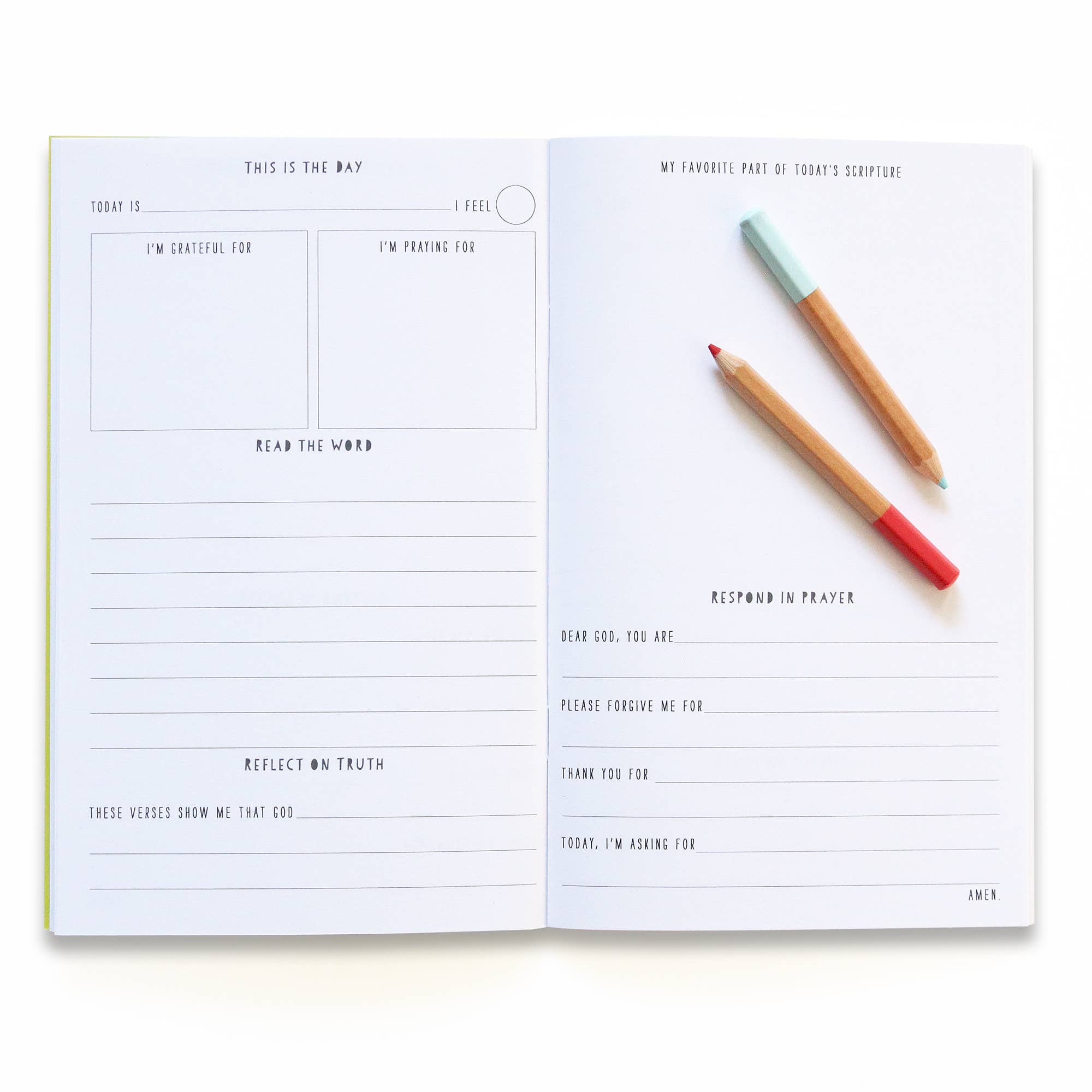Bible Study Journal For Kids, Rainbow Stripe