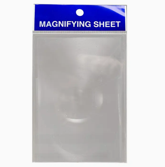 Magnifying Sheet Pocket Long