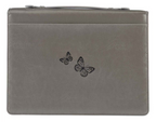 Gray / white floral Be Still Bible Cover