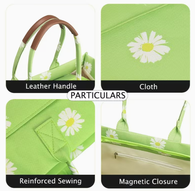 Classic Tote Bag with Zipper